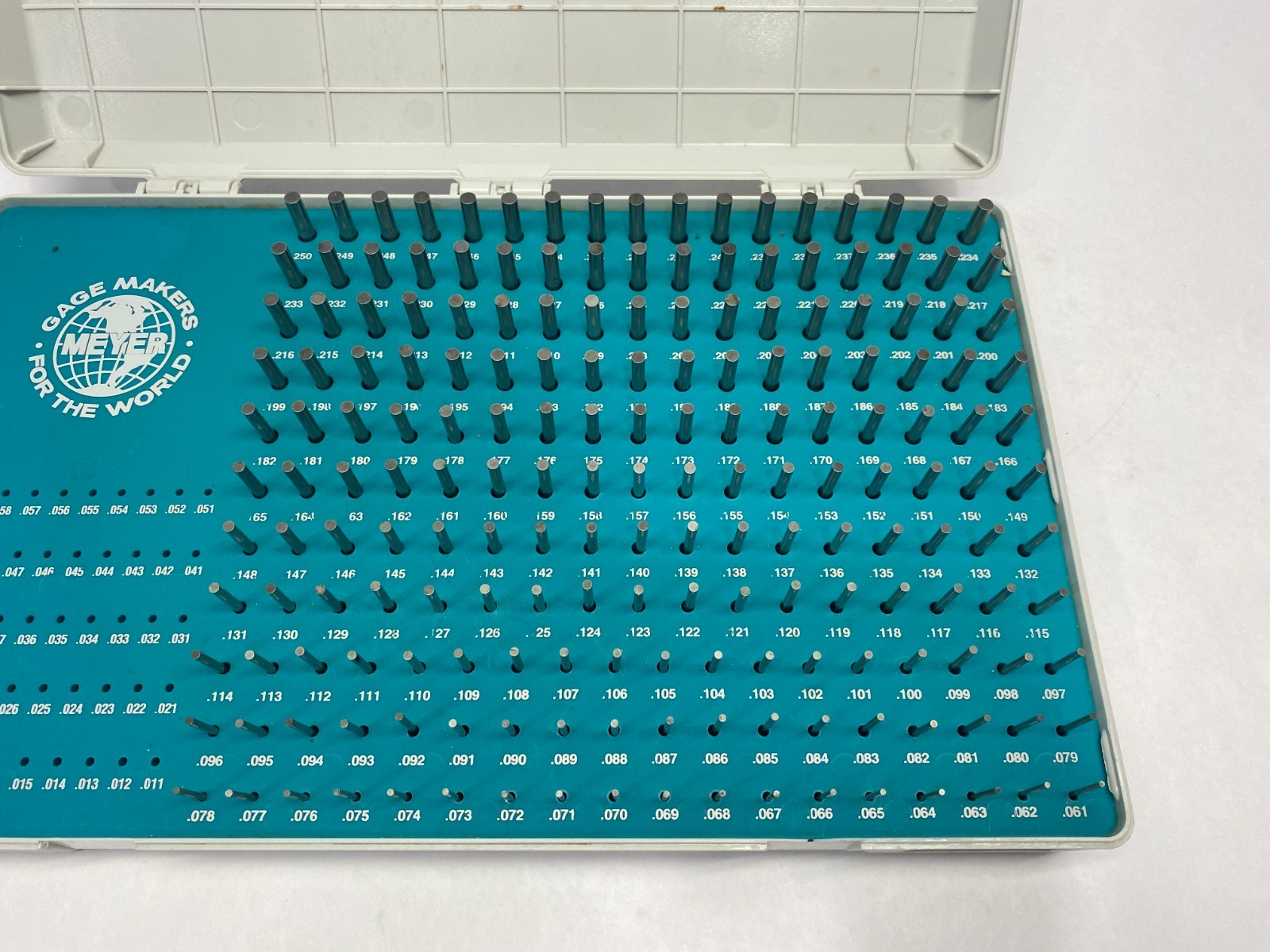 Meyer M1-Plus .061/.250 Straight Pin Gage Set - New – Open box - Maverick Industrial Sales