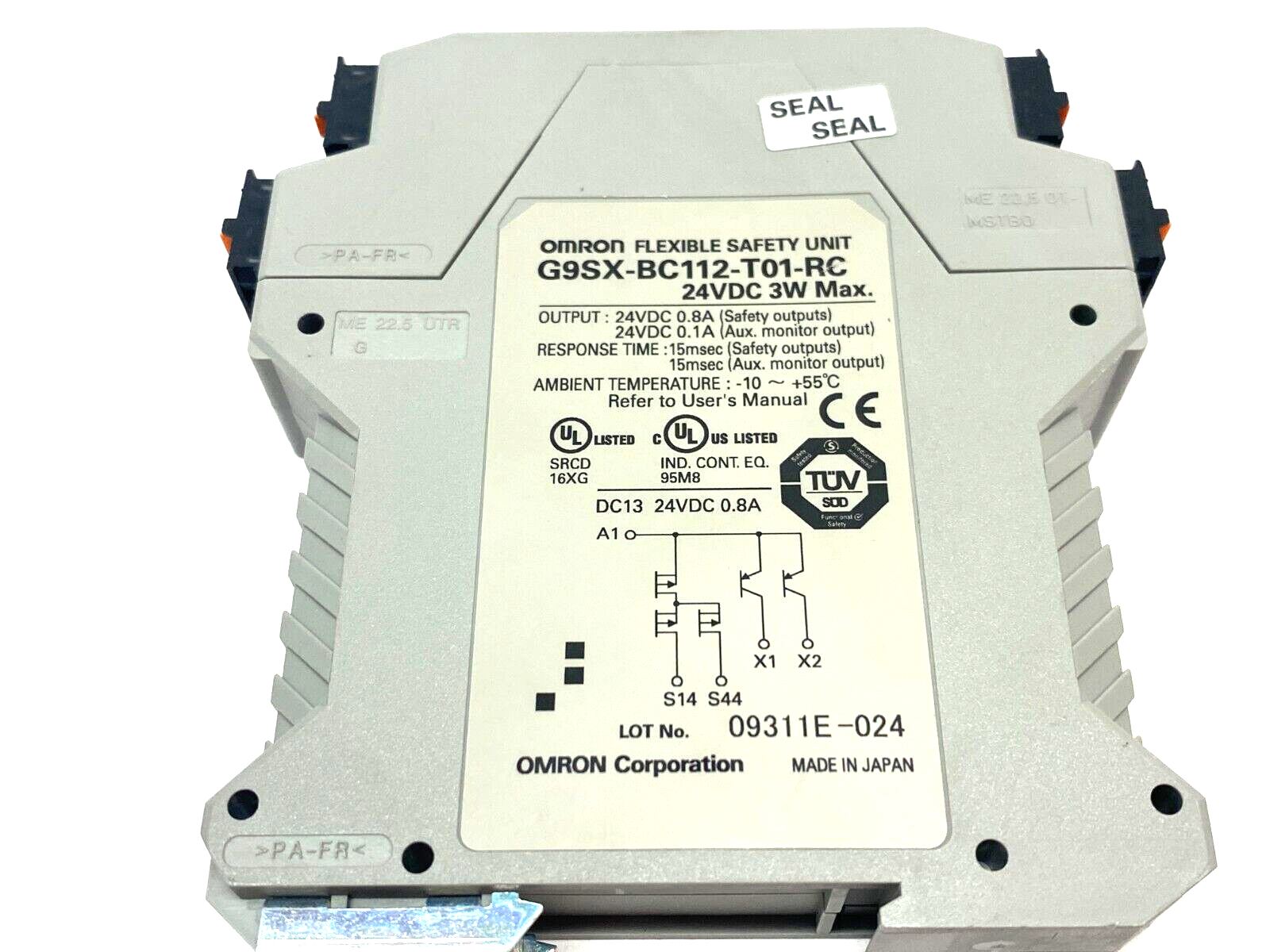 STI Omron G9SX-BC112-T01-RC Flexible Safety Unit 24VDC 3W - Maverick Industrial Sales
