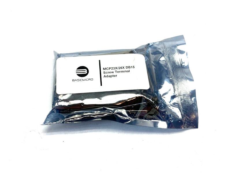 Basicmicro MCP23X/26X DB15 Screw Terminal Adapter