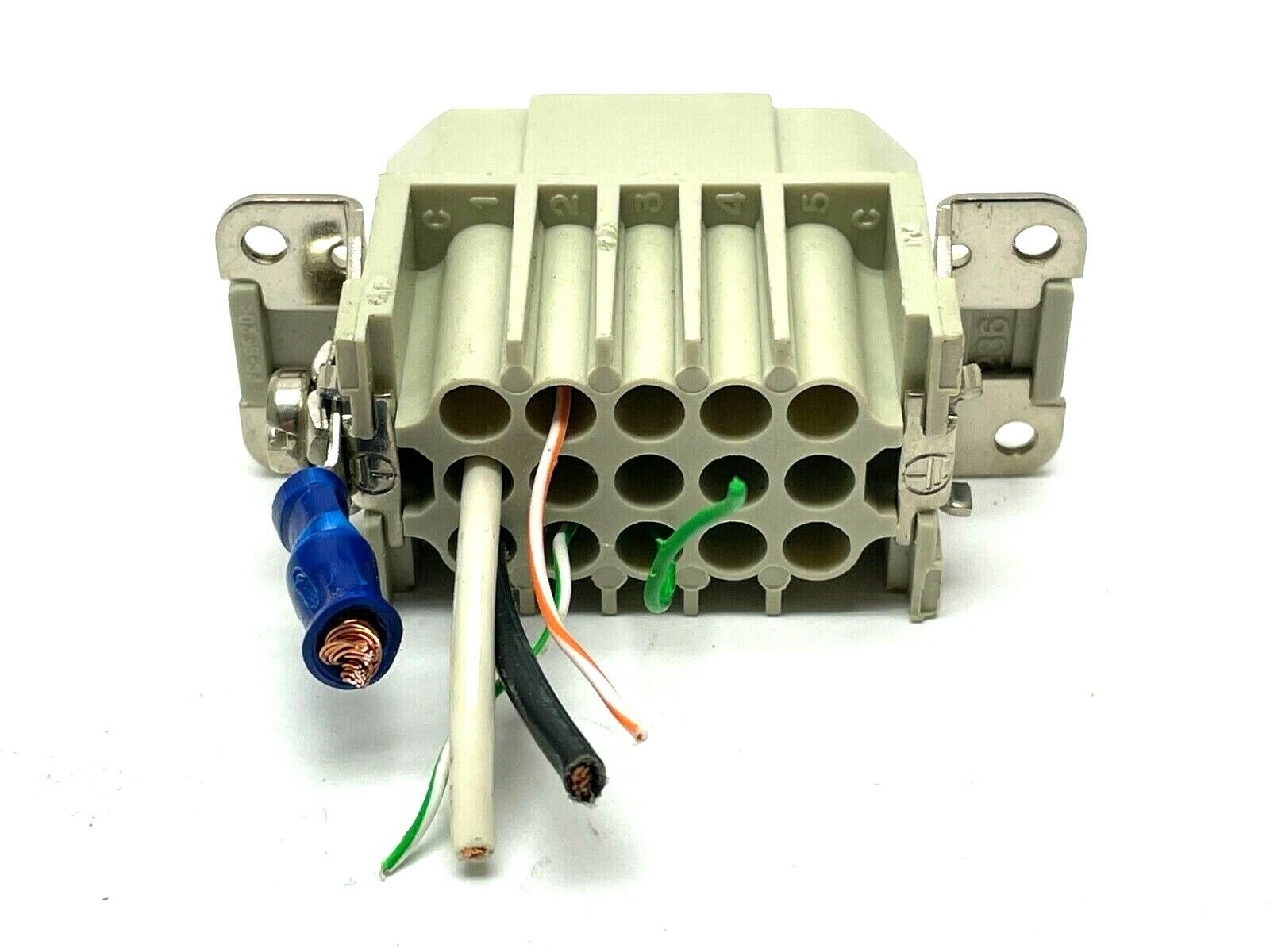 ILME CDF 15 Female Insert Crimp Connection 15 poles + PE 10A 250V 4kV LOT OF 2 - Maverick Industrial Sales