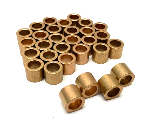 Isostatic Industries EP081210 Bronze Sleeve Bearing .502 X .753 X 5/8" LOT OF 30 - Maverick Industrial Sales