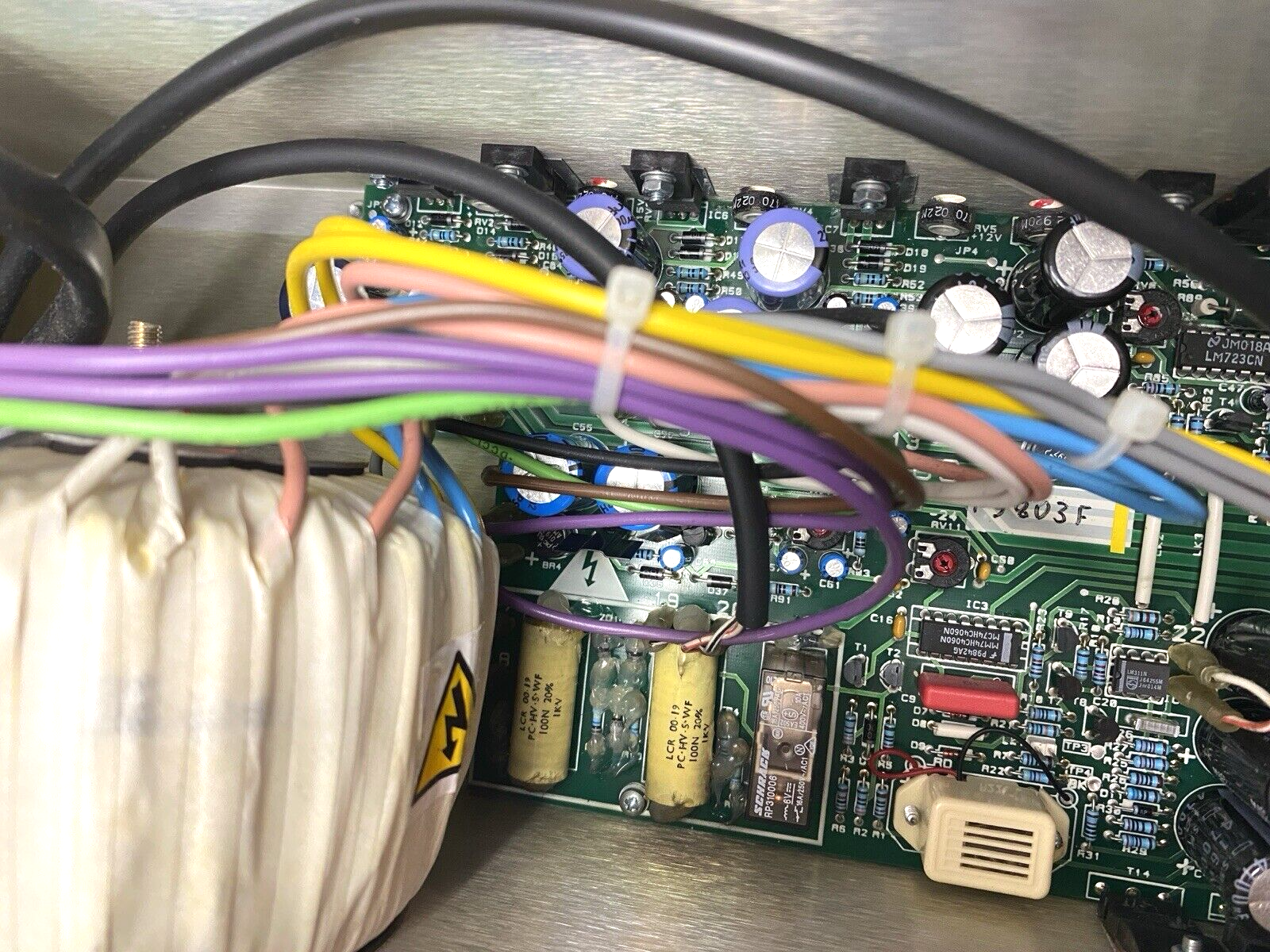 Oxford 1420-069 Power Supply Assembly X3028 Rev 7 Kingshill CZ386 -Missing Cover - Maverick Industrial Sales