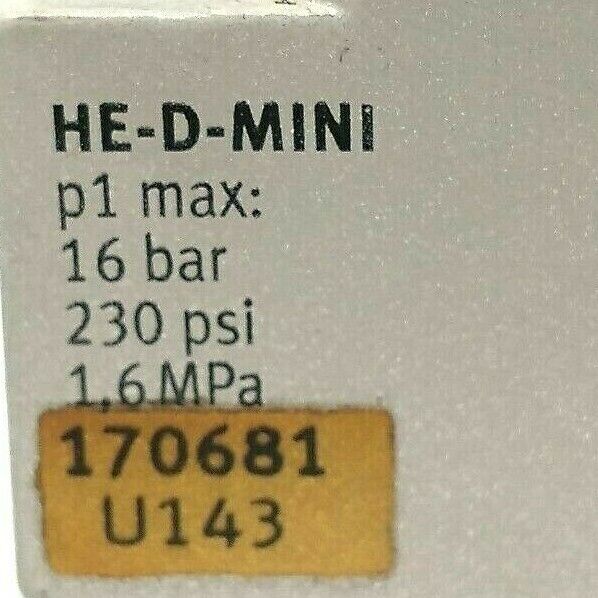 Festo HE-D-MINI Manual On-Off Valve 3 Port G 1/8" 0-1.6MPa 170681 - Maverick Industrial Sales