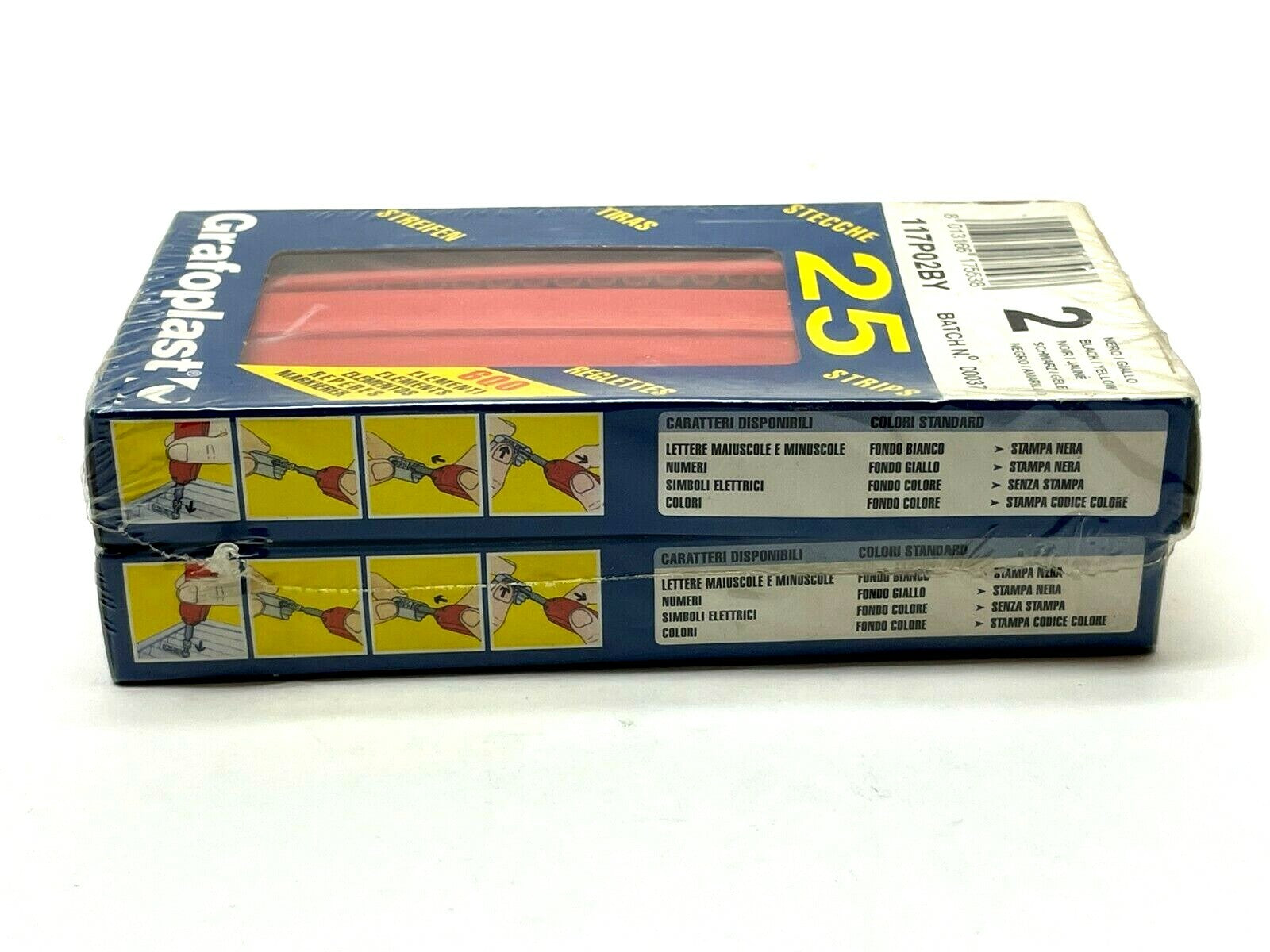Grafoplast 117P02BY Wiremarker Strips LOT OF 50 - Maverick Industrial Sales