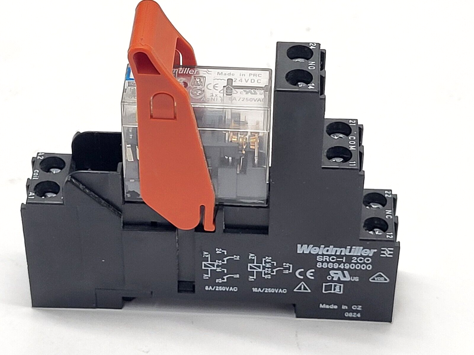 Weidmuller SRC-1 2CO 8869490000 Power Relay RC1424AC4 8870180000 - Maverick Industrial Sales