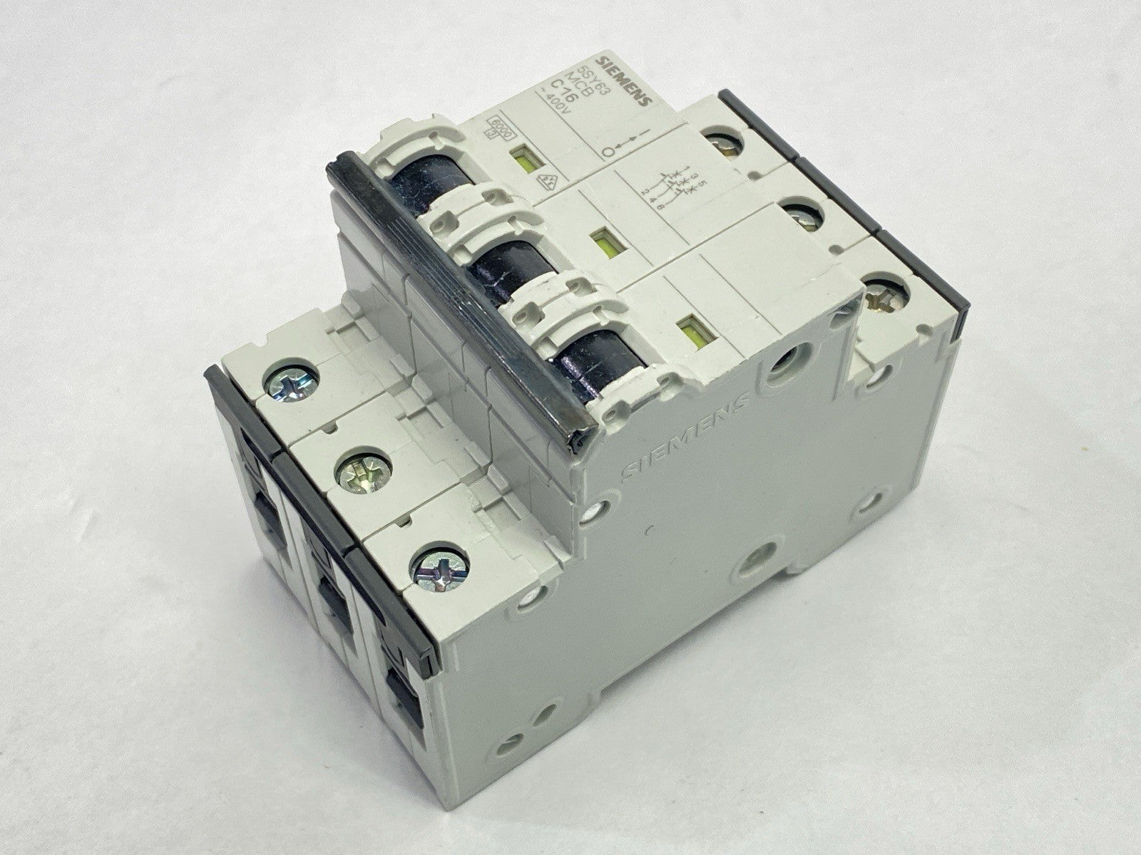 Siemens 5SY6316-7 MCB C16 Circuit Breaker 3-Pole 16A 400V - Maverick Industrial Sales