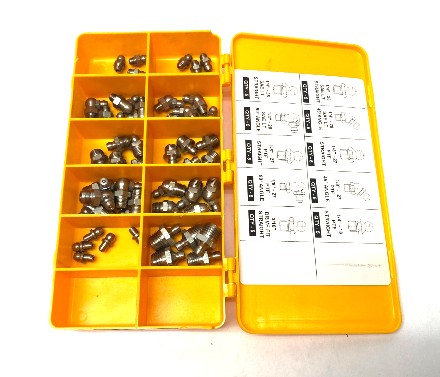 Westward 52PA22 Fractional Grease Fitting Kit 50 PCS - Maverick Industrial Sales