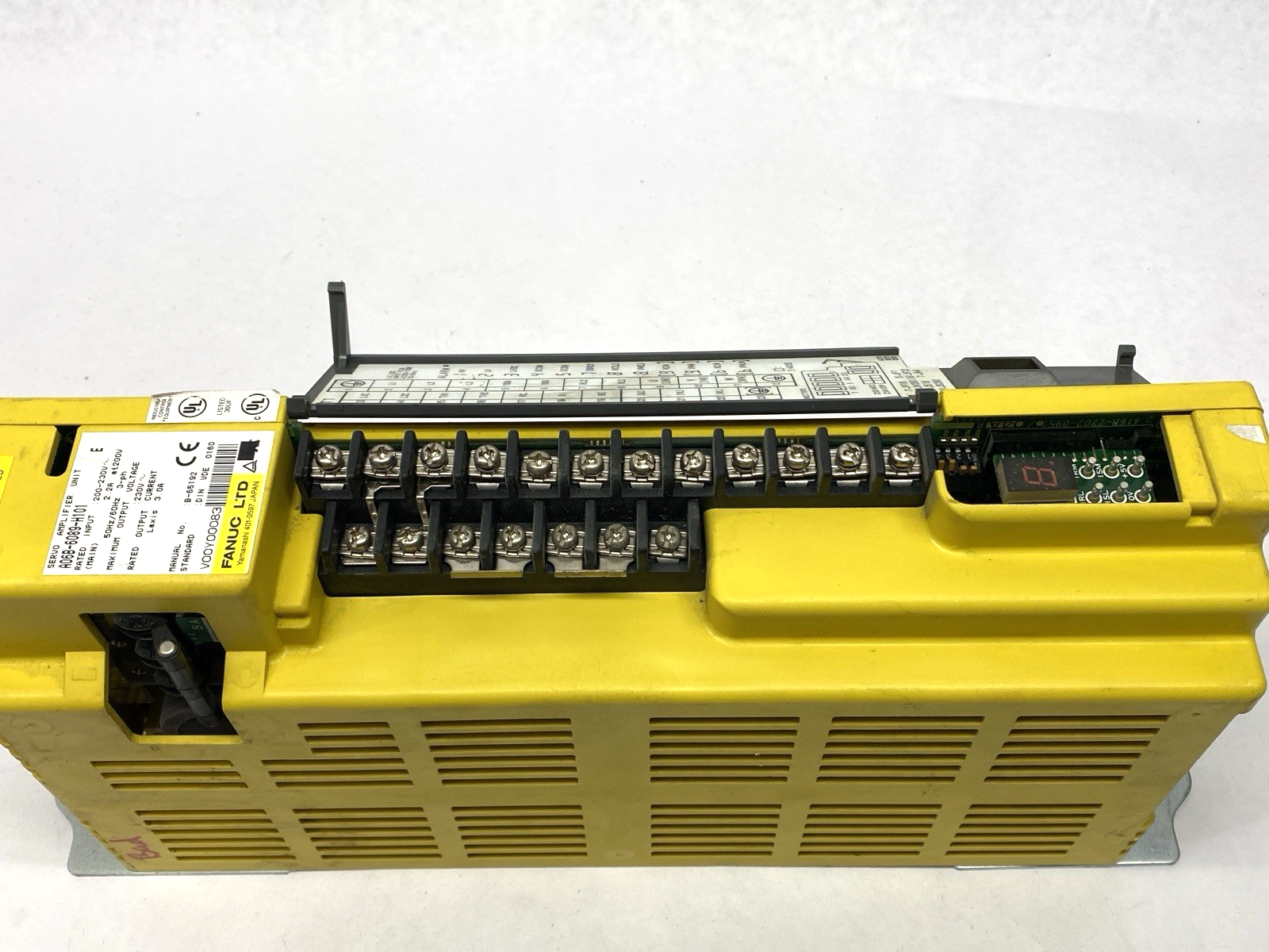 Fanuc A06B-6089-H101 E AC Servo Amplifier Unit 3PH 230V 3A - Maverick Industrial Sales