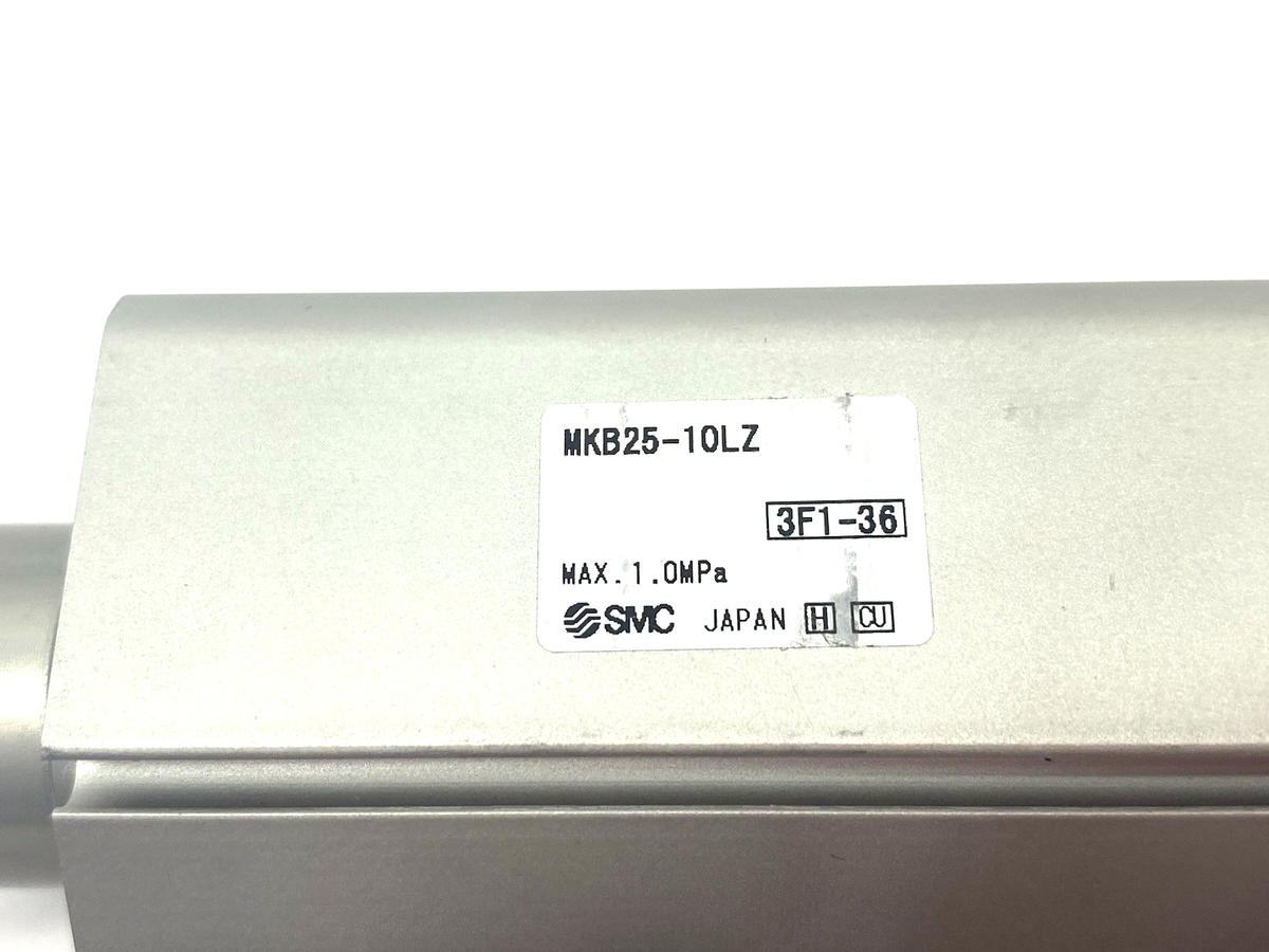 | SMC MKB25-10LZ Pneumatic Rotary Clamp Cylinder, 25mm Bore, 10mm Stroke - Used - Maverick Industrial Sales