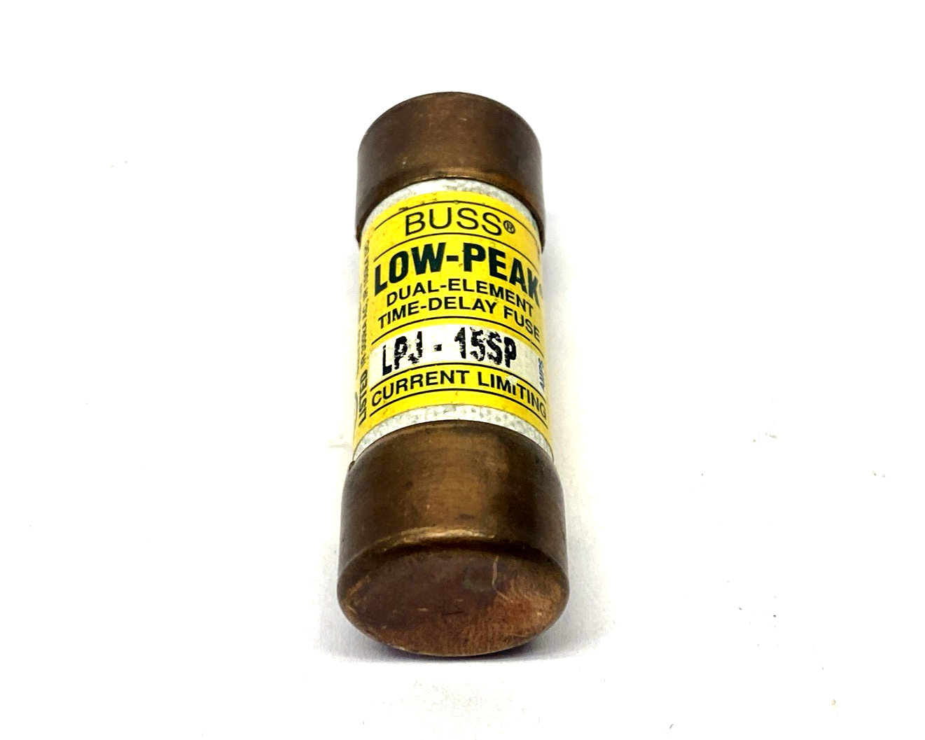 Bussmann LPJ-15SP Class J Fuse, Time-Delay, Dual-Element, 15A LOT OF 2 - Maverick Industrial Sales
