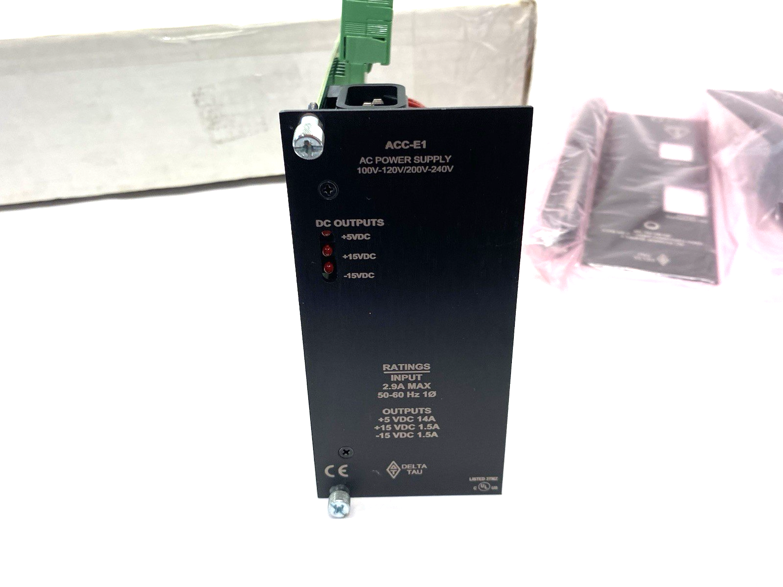 3-3269A-00-0000-B000 | Delta Tau AC Input Power Supply Kit, Black Face Plate - New – Open box - Maverick Industrial Sales