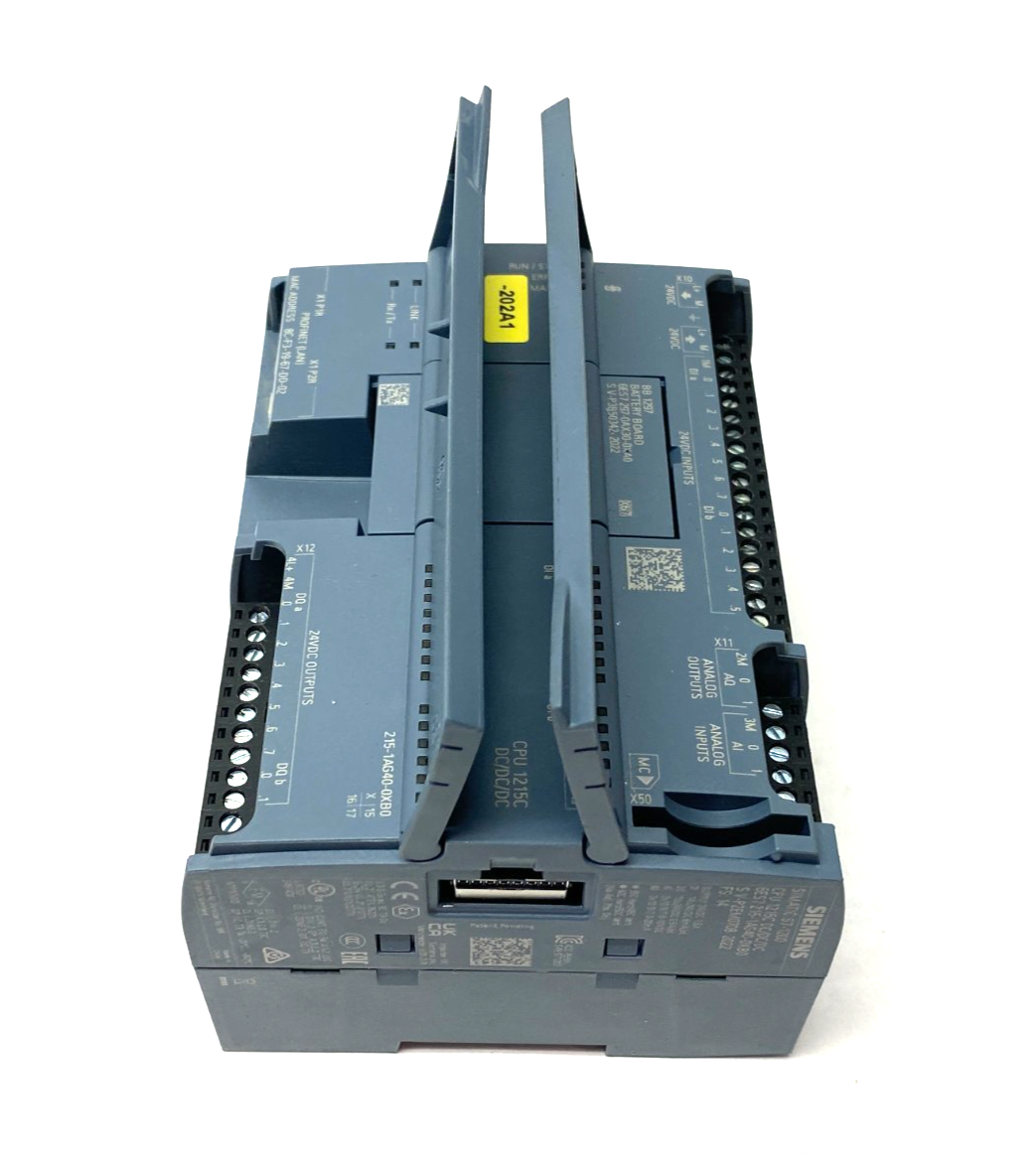 Siemens 6ES7 215-1AG40-0XB0 SIMATIC S7-1200 Compact CPU Module 1215C DC/DC/DC - Maverick Industrial Sales