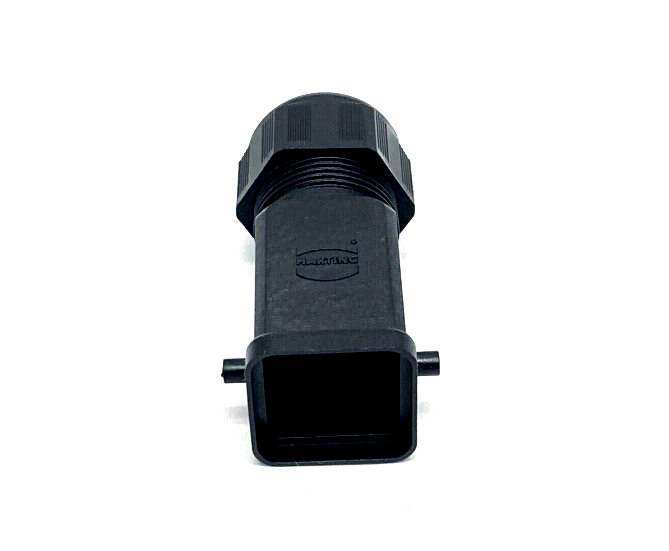 Harting 19200030417 Han 3A-HTE Cable Gland Connector Hood 9-17mm, Black LOT OF 6 - Maverick Industrial Sales