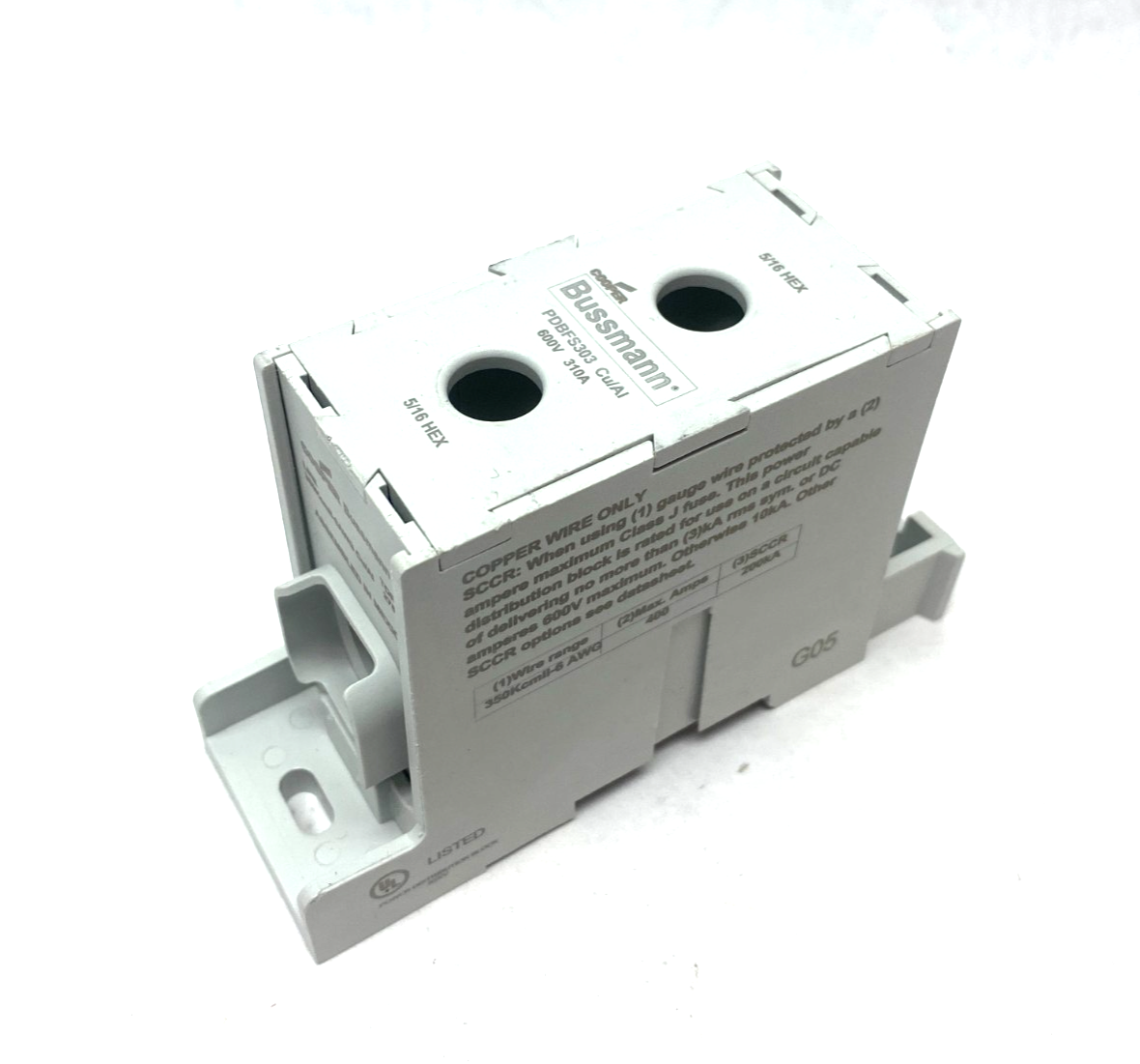 PDBFS303 | Cooper Bussmann Power Distribution Block 310A 600V - New – Open box - Maverick Industrial Sales