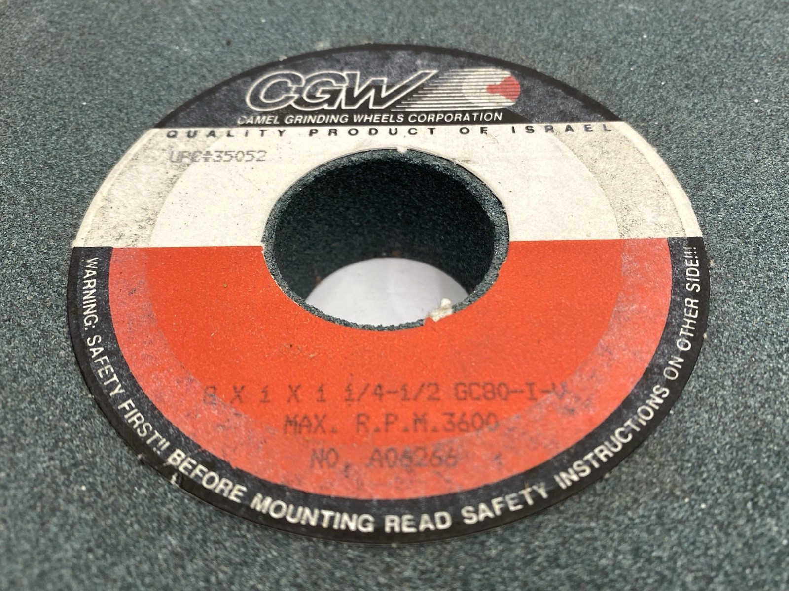 Camel Grinding Wheels Co. 35052 Grinding Wheel 8" x 1" x 1" - Maverick Industrial Sales