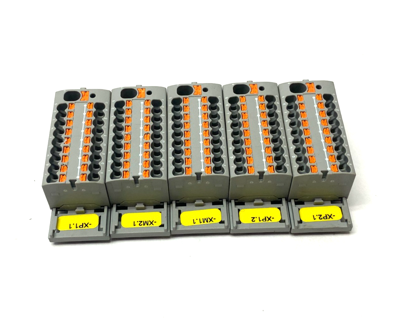Phoenix Contact PTFIX 4/18X1,5-NS35 GY Distribution Block 1047454 LOT OF 5 - Maverick Industrial Sales