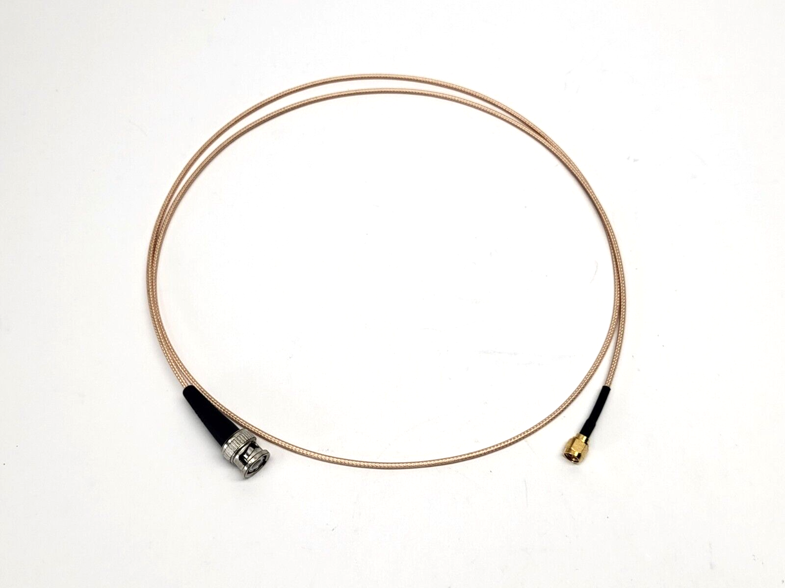 415-0028-048 | Cinch Connectivity SM Plug to BNC Plug Cable Assembly Coaxial Cable - New – Open Box - Maverick Industrial Sales