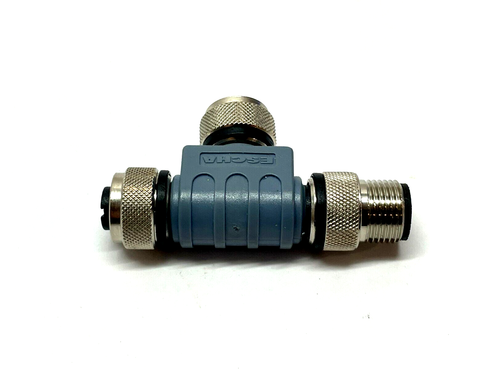 Escha FKM5-FKM5-FSM5 T-splitter M12 5-Pole 8011661 - Maverick Industrial Sales