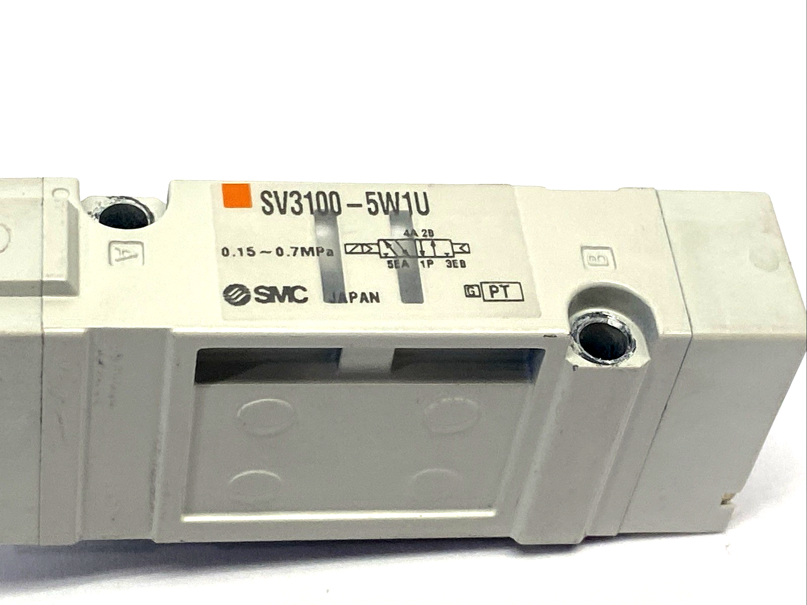 SV3100-5W1U | SMC Solenoid Valve 2-Pos. Single, 24VDC - Used - Maverick Industrial Sales
