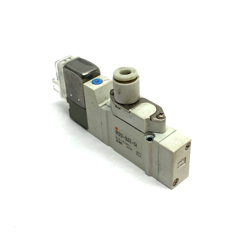 SMC SY313-5LOZ-C4 Body Ported Solenoid Valve 3-Port - Maverick Industrial Sales