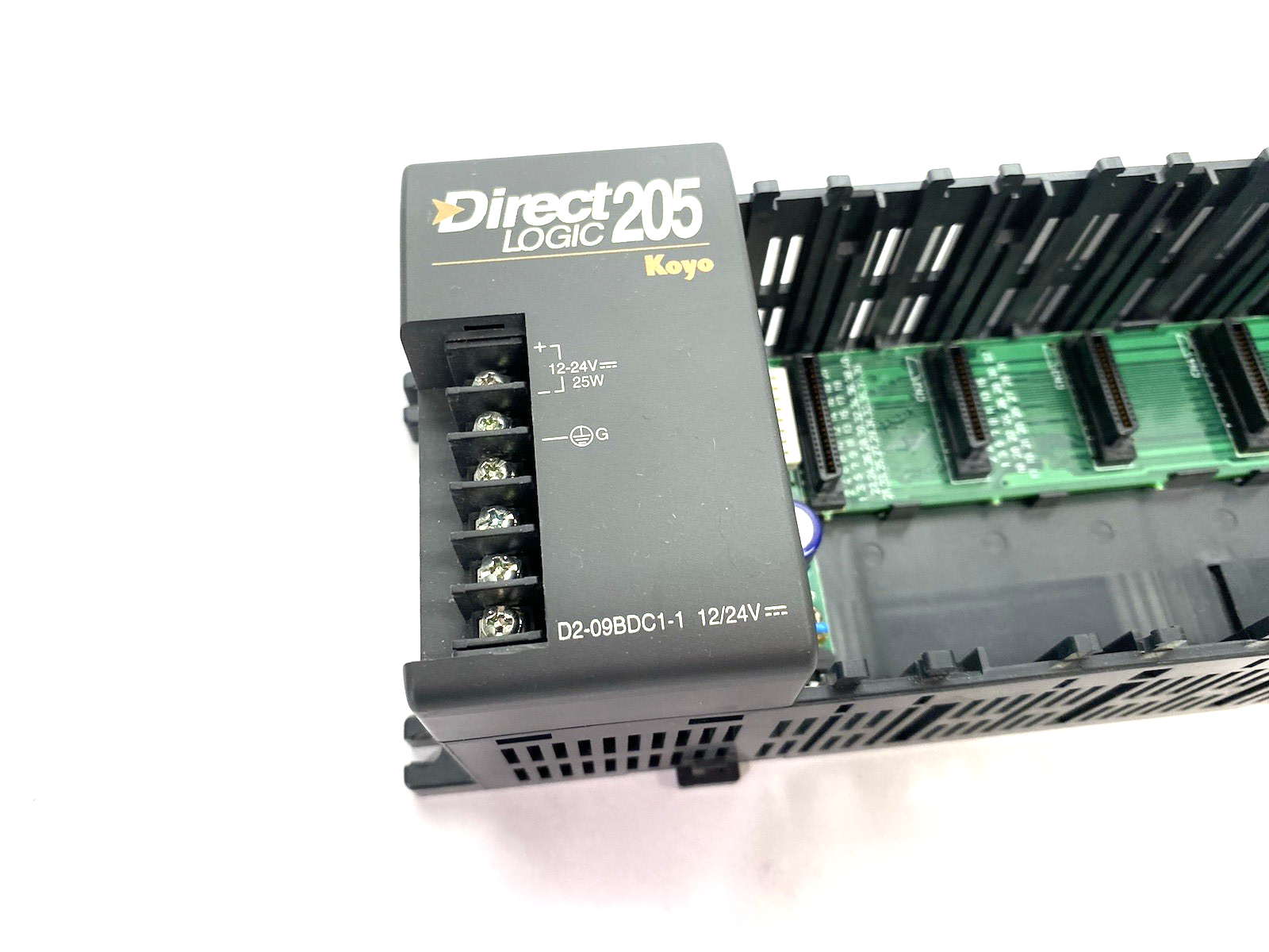Automation Direct D2-09BDC1-1 DirectLOGIC DL205 I/O base, 9-slot, DIN rail - Maverick Industrial Sales