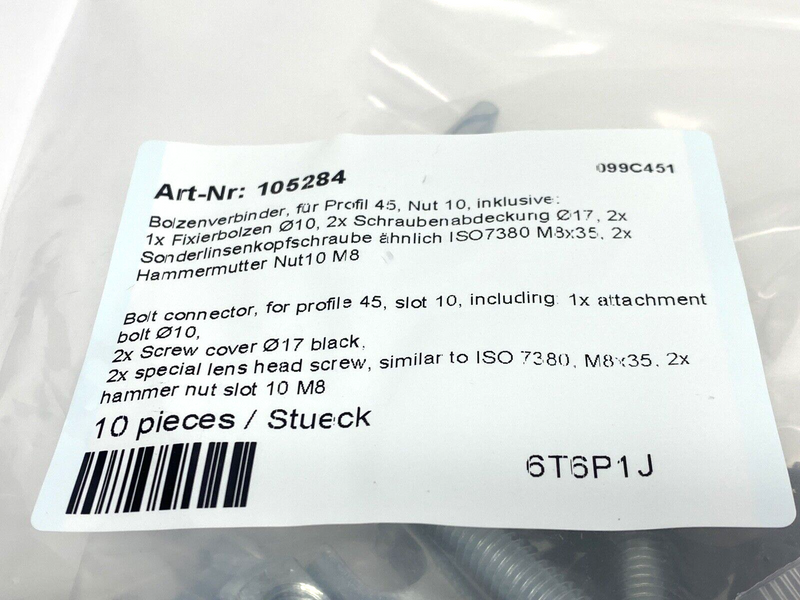 Fath 099C451 Bolt Connector 105284 PACKAGE OF 10 - Maverick Industrial Sales