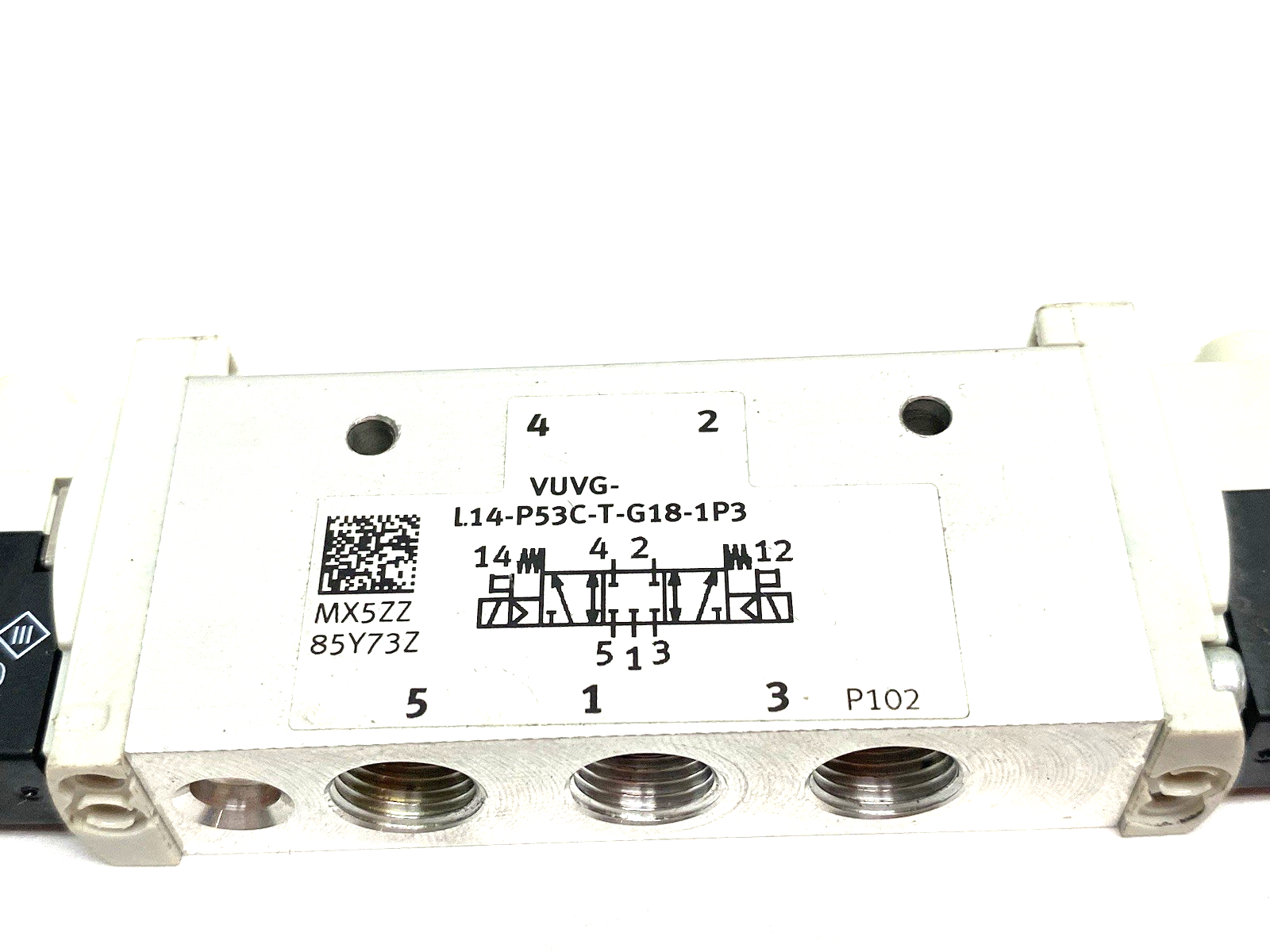 VUVG-L14-P53C-T-G18-1P3 | Festo Piston Gate Solenoid Valve 5/3 Closed, 566501 - Used - Maverick Industrial Sales