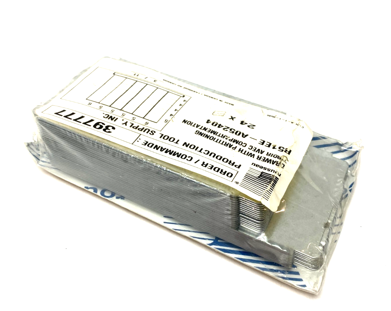 R51EE-A052404 | Rousseau Metal Drawer with Partitioning PKG OF 24 - New - Maverick Industrial Sales