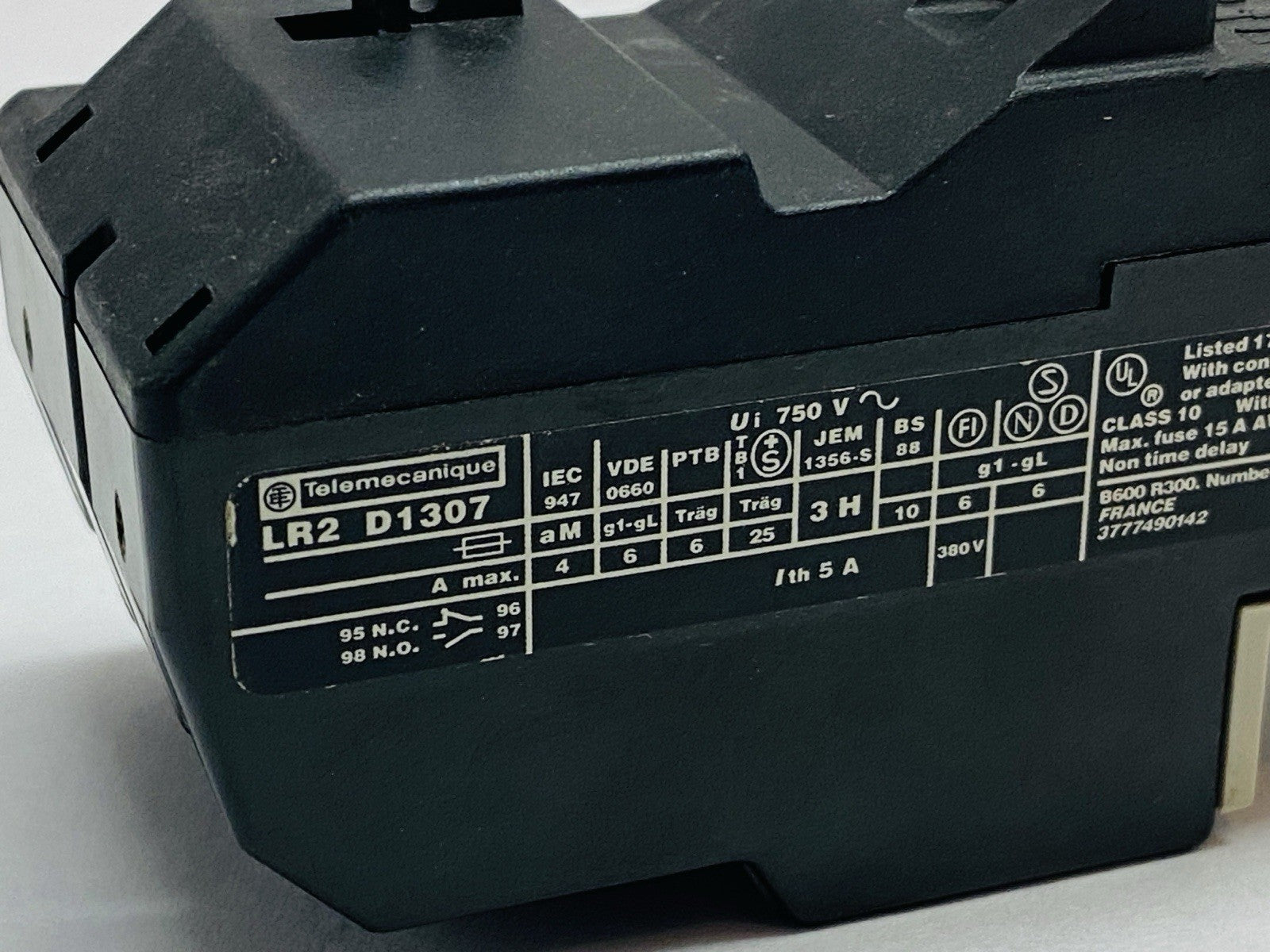 Telemecanique LR2D1307 Thermal Overload Relay 1.6A-2.5A - Maverick Industrial Sales