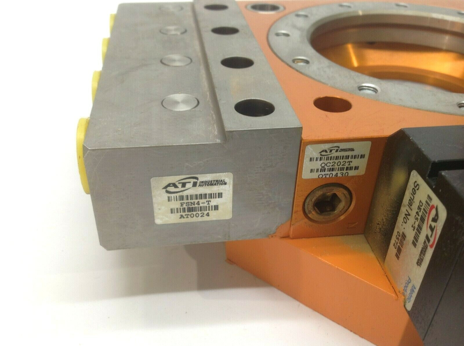 ATI Industrial Automation QC202T Robot Tool Changer with FSN4-T and DE45-T - Maverick Industrial Sales