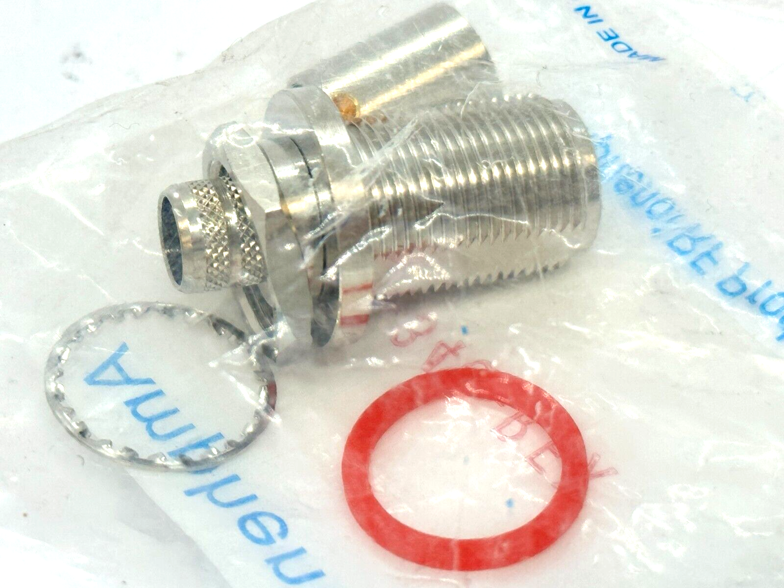 Amphenol RF 082-346-RFX N-Type Straight Crimp Jack RG-8 RG-213 RG-225 50 Ohm - Maverick Industrial Sales