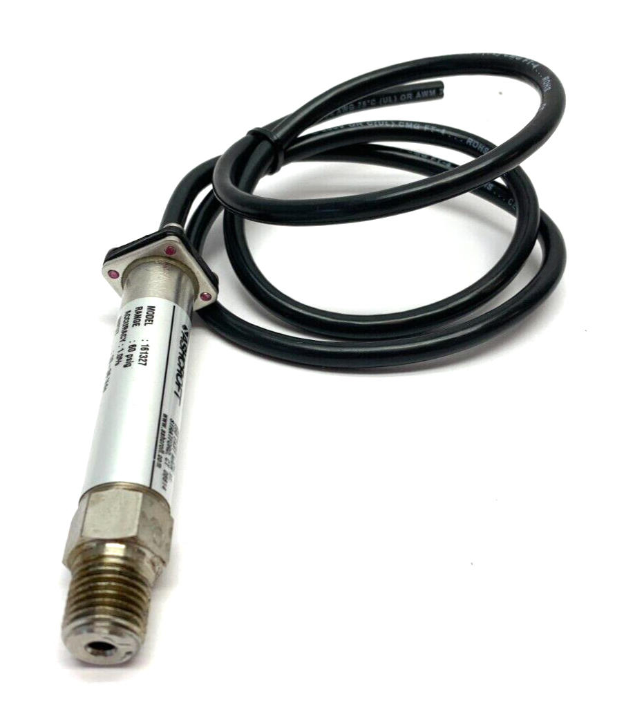 Ashcroft 161327 Pressure Transducer 60psig 10-36 Vdc 4-20mA - Maverick Industrial Sales