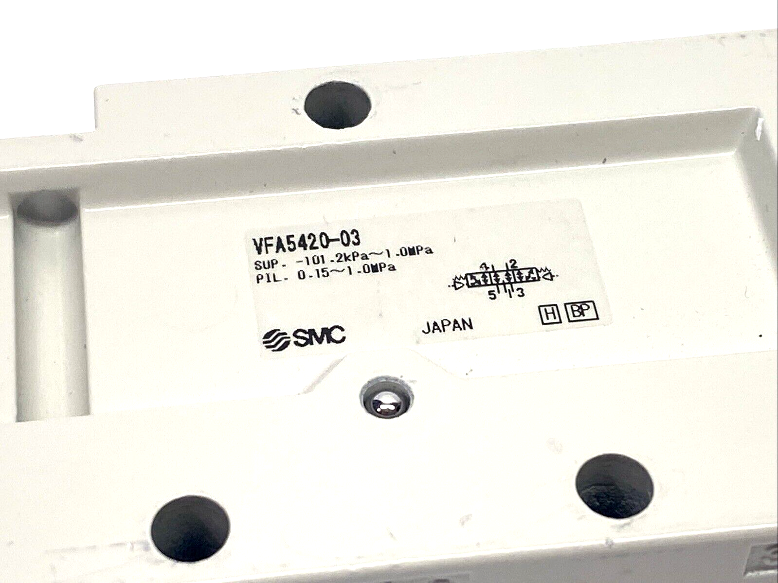 SMC VFA5420-03 Pneumatic Valve 3-Position 3/8" Ports - Maverick Industrial Sales