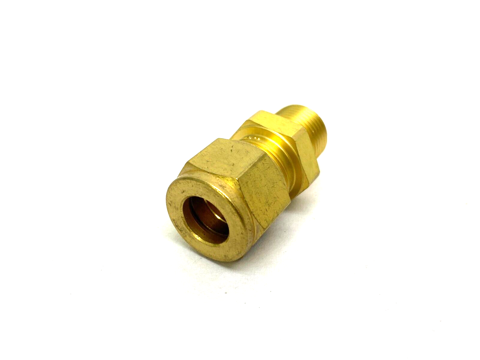 Swagelok B-810-1-6 Brass Compression Tube Fitting 1/2" Tube OD 3/8" MNPT - Maverick Industrial Sales