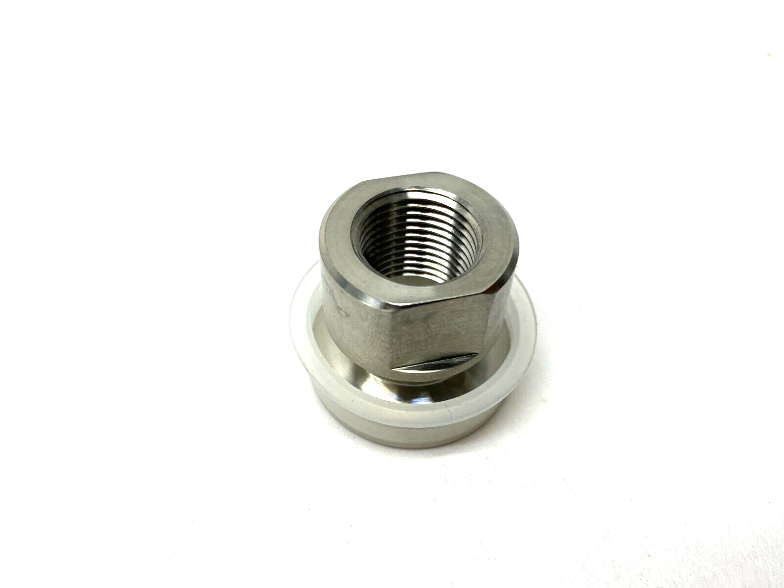 Agilent KAFP160375S Stainless Steel Klamp Flange Adapter Fitting NW16 0.375" NPT - Maverick Industrial Sales