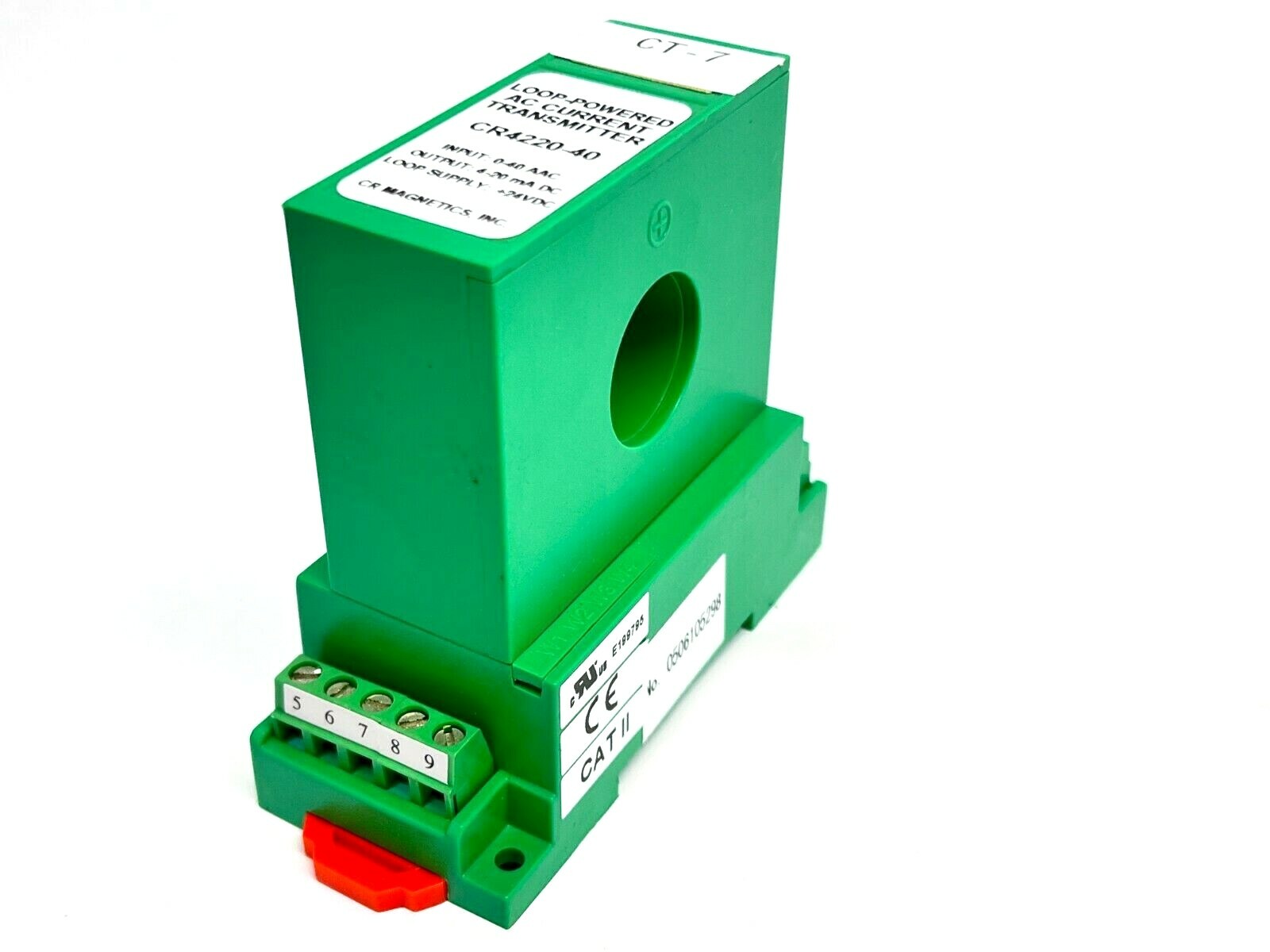 CR4220-40 | CR Magnetics Loop-Powered AC Current Transmitter 0-40AAC - Used - Maverick Industrial Sales