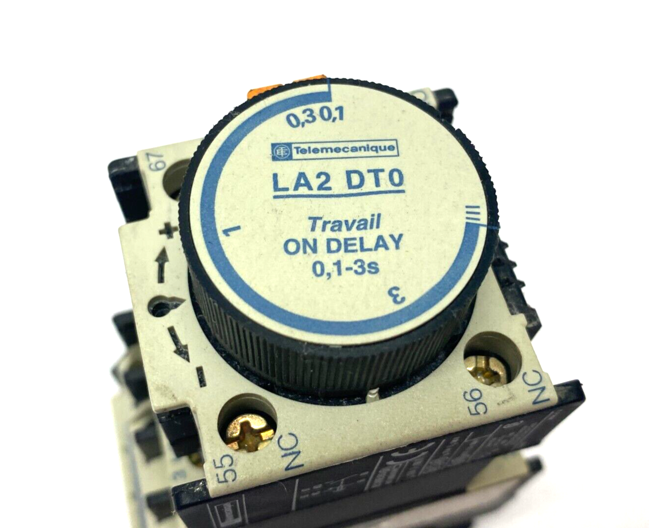 Telemecanique LC1D1201S94 Non-Reversing Contactor, LA2 DT0 Time Delay Block - Maverick Industrial Sales