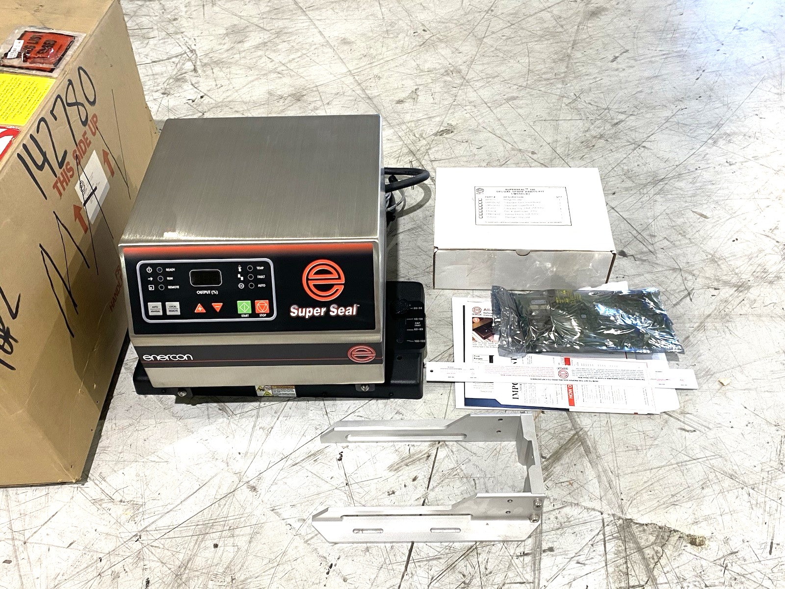 Enercon LM5022-222 Super Seal™ 100 Induction Cap Sealer, w/ Spare Parts Kit - Maverick Industrial Sales