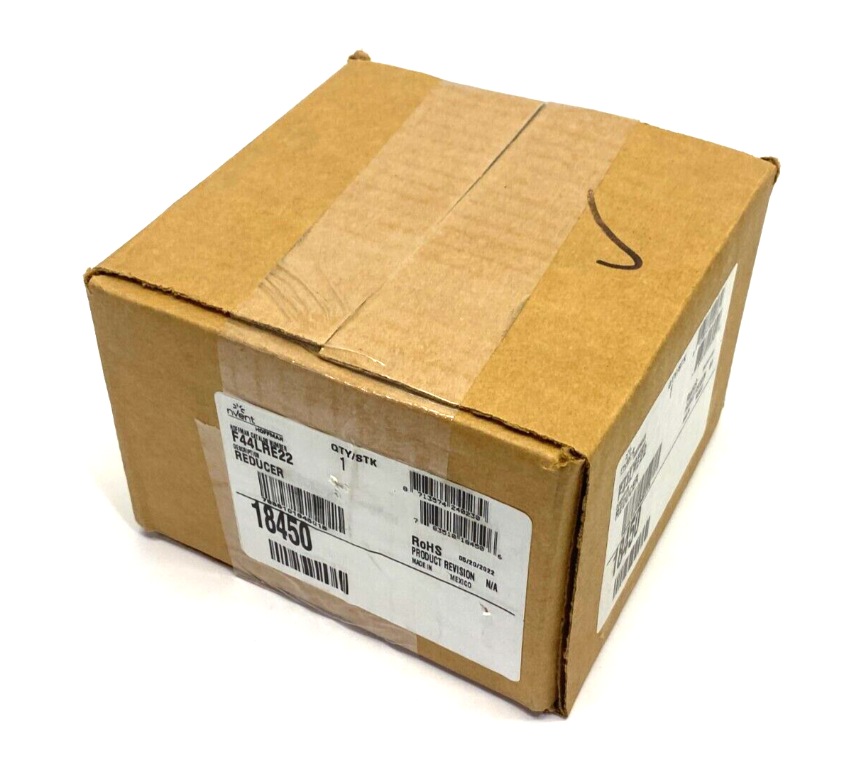 Hoffman F44LRE22 nVent Wireway Reducer 4" to 2 1/2" For Lay-In Wireway, Steel - Maverick Industrial Sales