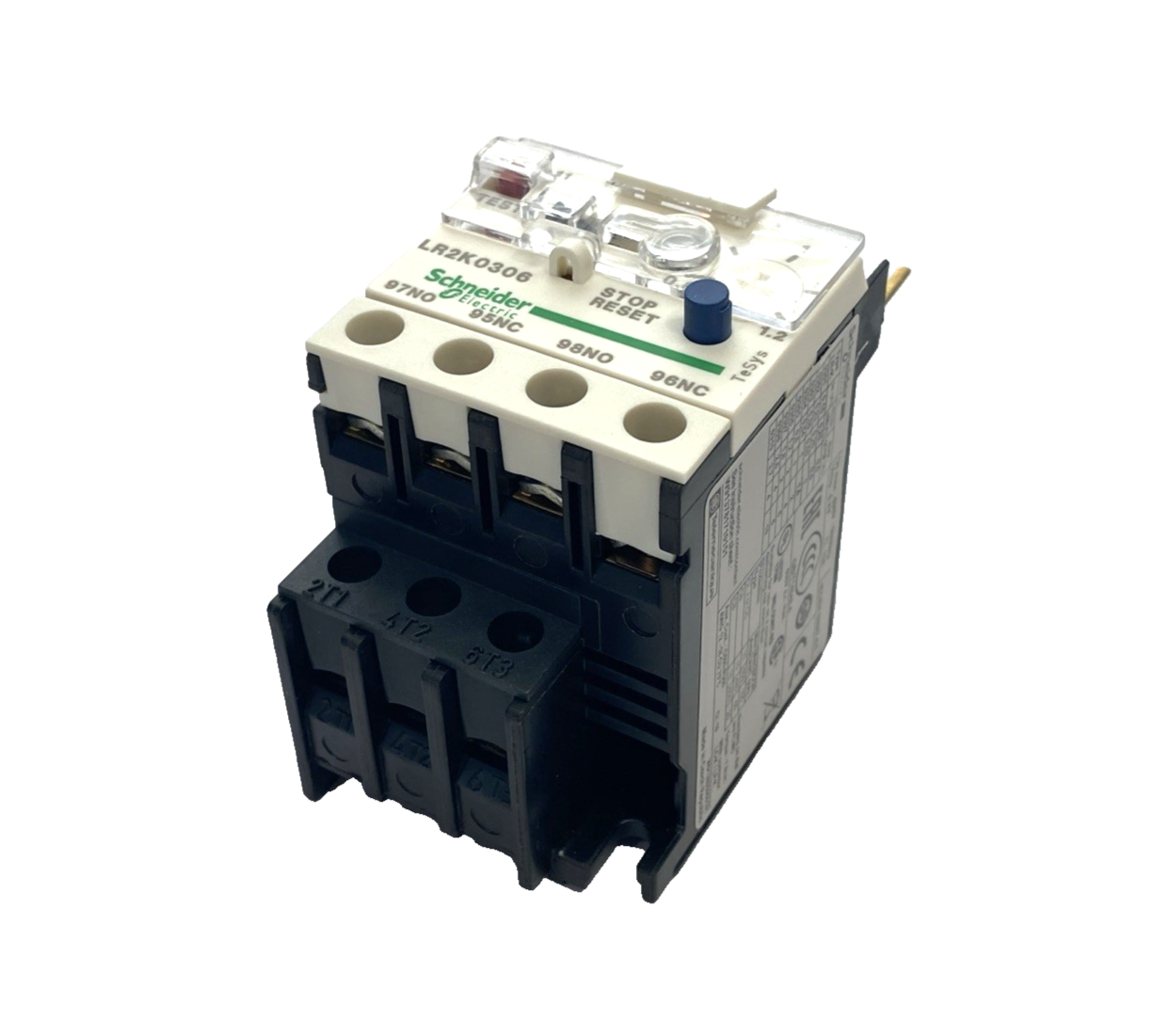 Schneider Electric LR2K0306 Differential Thermal Overload Relay, 0.8-1.2A 023042 - Maverick Industrial Sales