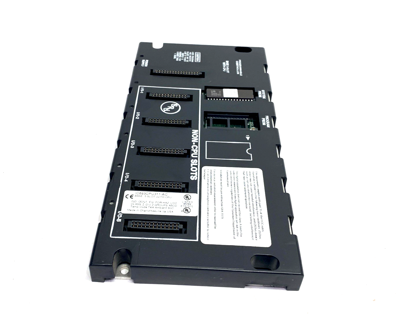 GE Fanuc IC693CPU311-AC Programmable Controller 5-Slot Base Module With CPU - Maverick Industrial Sales