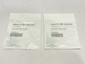 122ZRD016 | Pfeiffer Vacuum  Centering Ring With Screen LOT OF 2- New