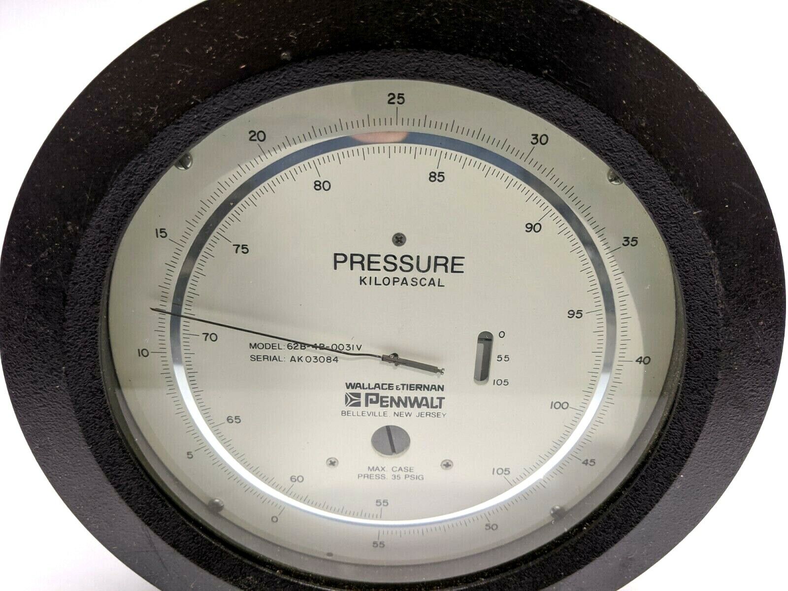 Pennwalt Wallace & Tiernan 62B-4B-003IV Kilopascal Gauge 0-105 - Maverick Industrial Sales