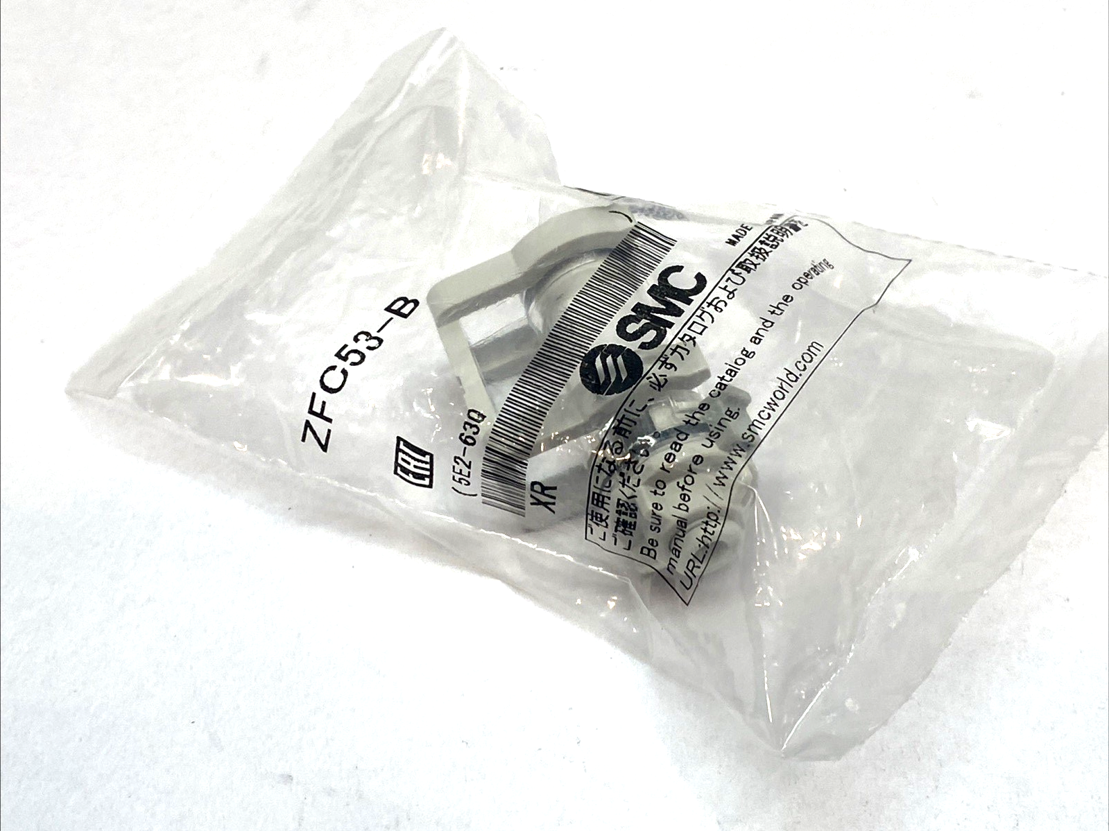 ZFC53-B | SMC In-Line Air Filter Vacuum Filter 4mm Tube 5µm w/Bracket - Used - Maverick Industrial Sales