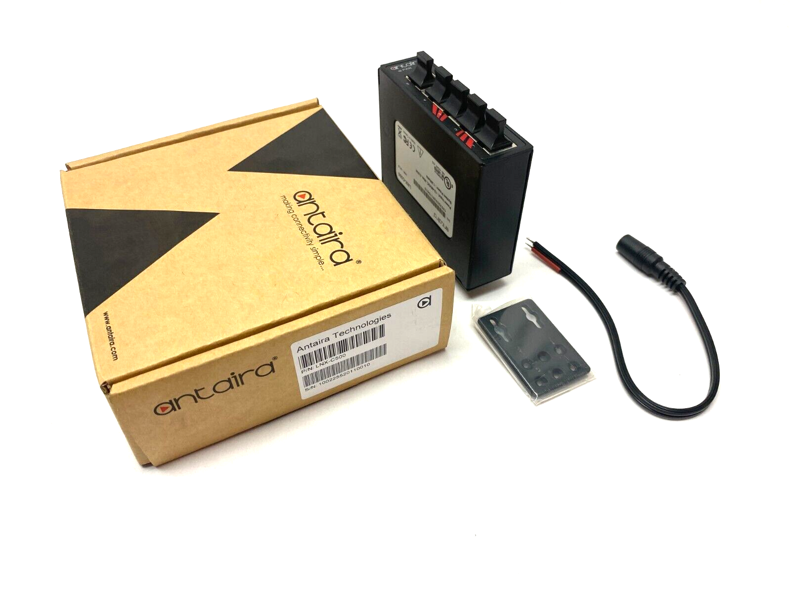 Antaira LNX-C500 Compact 5-Port Industrial Unmanaged Ethernet Switch - Maverick Industrial Sales