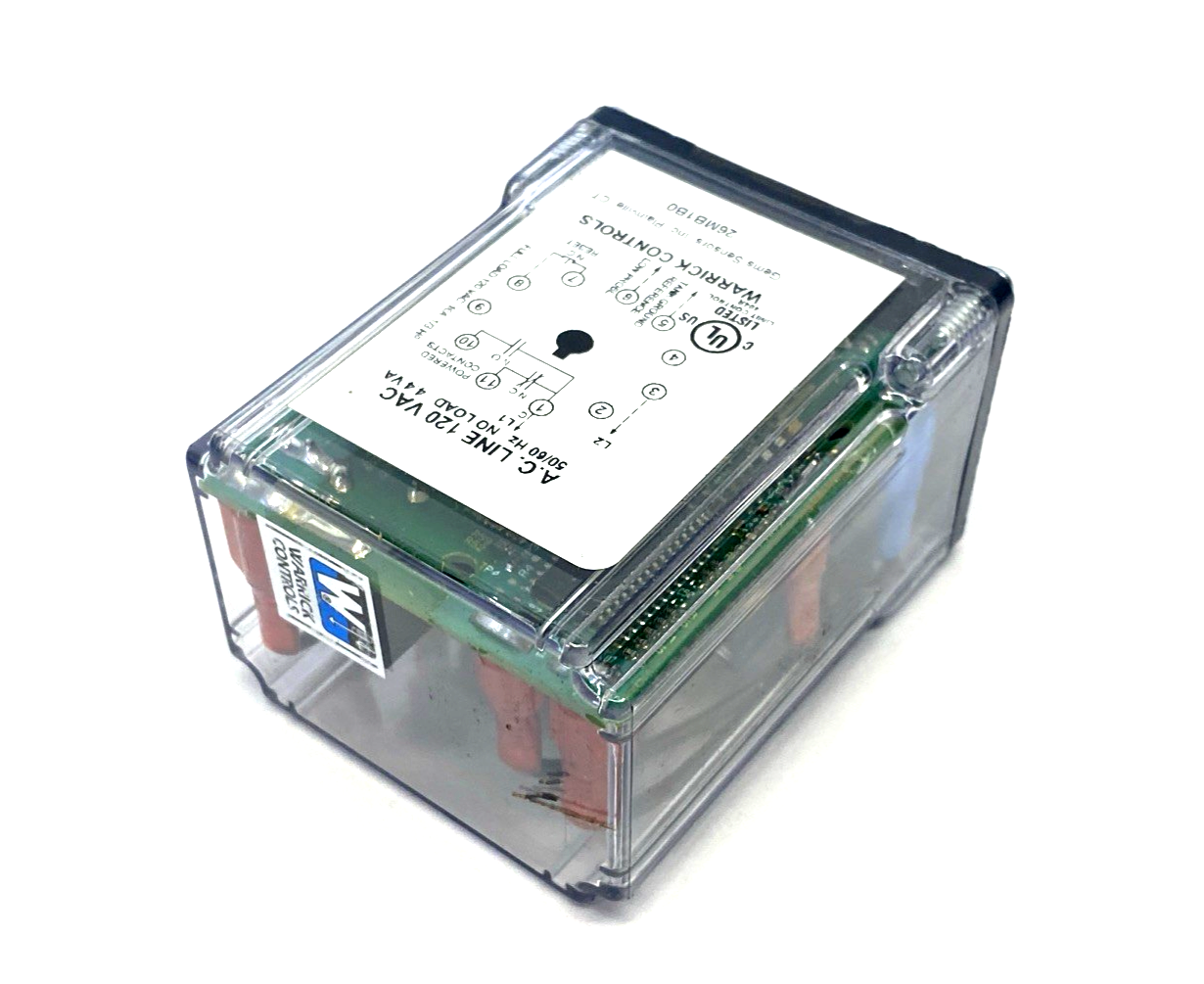 Warrick Controls GEMS Liquid Level Controller/Relay, 11-Pin Socket Plug-In - Maverick Industrial Sales