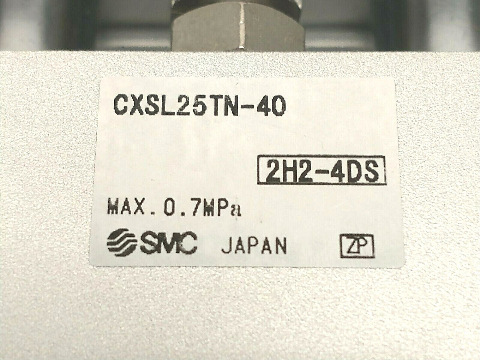 SMC CXSL25TN-40 Dual Rod Guided Cylinder 25mm Bore 40mm Stroke 1/8" NPT - Maverick Industrial Sales