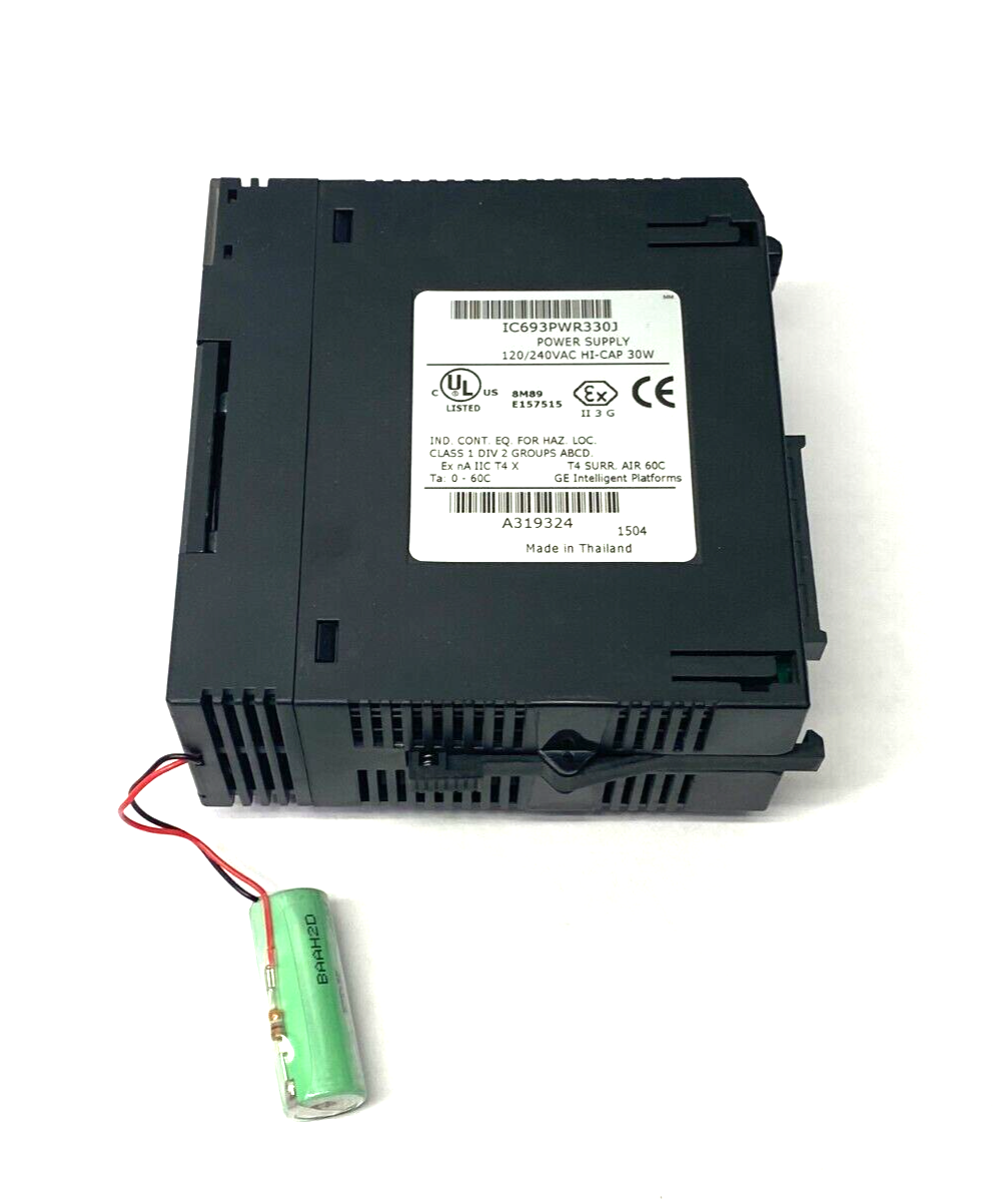 GE Fanuc IC693PWR330J High Capacity Power Supply PC w/ Battery - Maverick Industrial Sales