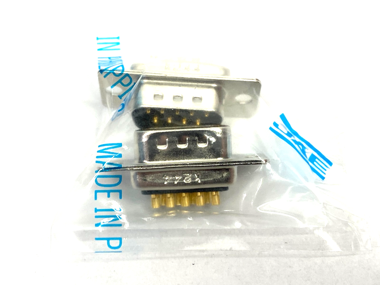 JAE K244 Multi-Pin Cable Connector 9-Pin PKG OF 2 - Maverick Industrial Sales