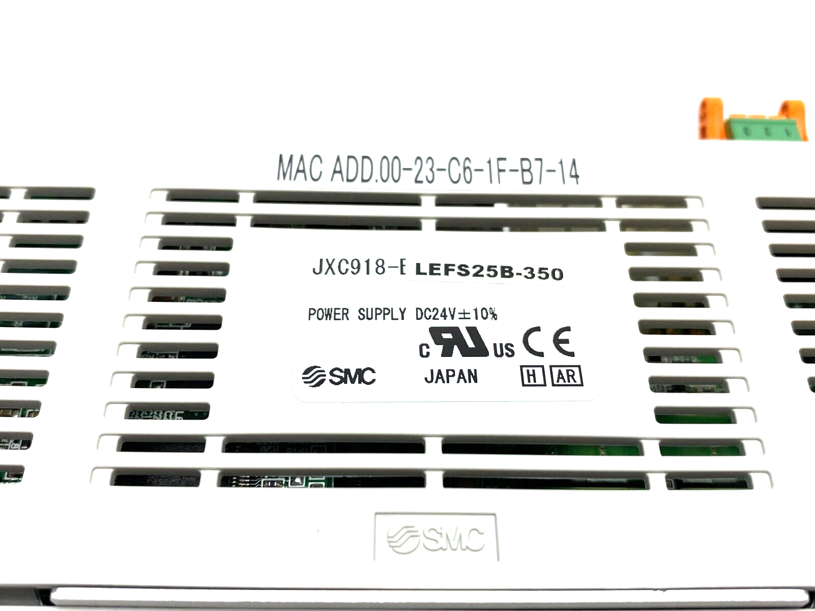 SMC JXC918-BCLEFS25B-350 EtherNet/IP Electric Actuator Power Controller 24VDC - Maverick Industrial Sales